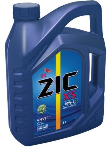 ZIC 172660 Масло 10w-40 X5 Diesel API ci-4 6л п/с - 1