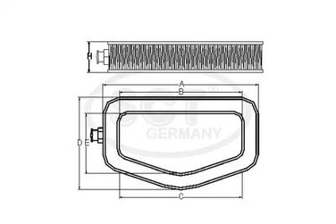 SCT Germany SB2344 Фильтр воздушный - 3
