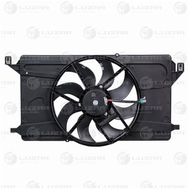 Luzar LFK 1038 Э/вентилятор охл. с кожухом для а/м Ford Focus II (05-) 1.4i/1.6i - 2