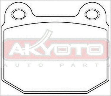 Akyoto AKD-0226 Колодки тормозные дисковые - 2