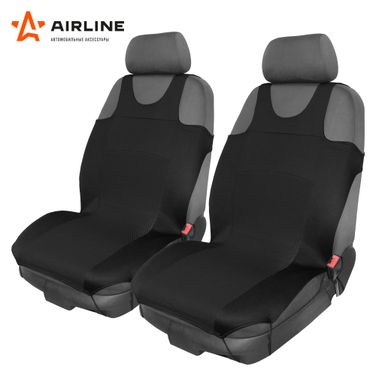 AIRLINE ASC-F3 Чехлы-майки F-3 передние(2 шт.), комбинированные, цвет черный, полиэстер - 2