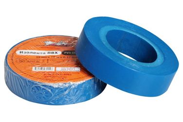 AIRLINE AIT-P-03 Изолента пвх, синяя, 15 мм*10 м - 1