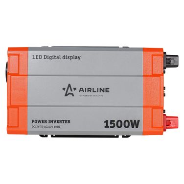 AIRLINE API-1500-08 Инвертор 12в-220в, 1500 Вт - 5