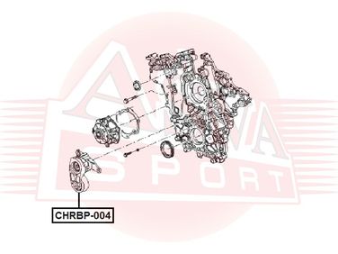 Asva CHRBP-004 Ролик натяжной навесного оборудования | перед | - 2