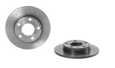 Brembo 08.9136.1X Диск тормозной Xtra | зад | - 2