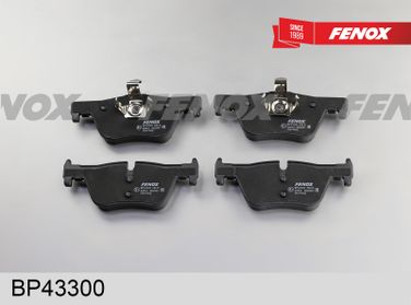 Fenox BP43300 Колодки тормозные дисковые | зад прав/лев | - 2