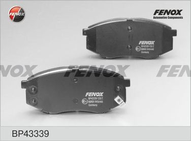 Fenox BP43339 Колодки тормозные дисковые | перед прав/лев | - 1