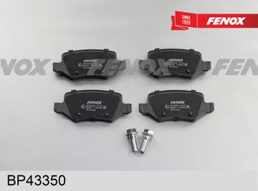 Fenox BP43350 Колодки тормозные дисковые | зад прав/лев | - 2