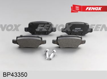 Fenox BP43350 Колодки тормозные дисковые | зад прав/лев | - 3