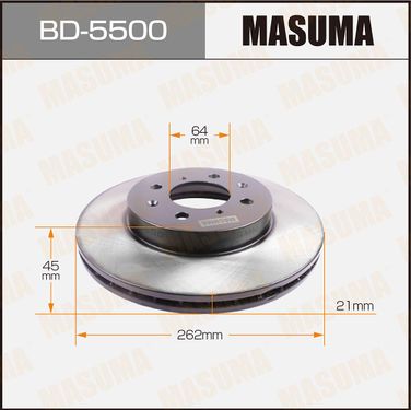 Masuma BD5500 Диск тормозной masuma front civic en2 | перед | - 1