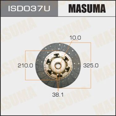 Masuma ISD037U Диск сцепления masuma 325*210*10*38.1 (1/5) - 1