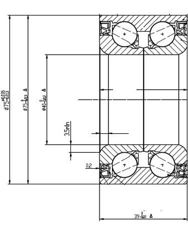 SAT ST9036340079 Подшипник fr ступицы toyota vitz/belta/ractis 05- | перед | - 1