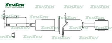 SENSEN 32140164 Амортизатор nissan, pathfinder (r51)2,5-4(2,5)бе - 1