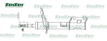 SENSEN 42141441 Амортизатор пер.прав. hyundai, avante седан (hd)1 | перед прав | - 1