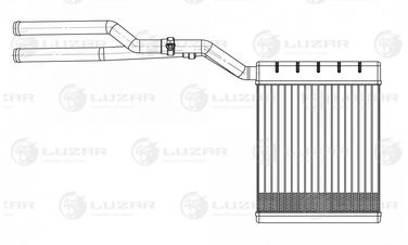 Luzar LRh 1041 Радиатор отоп. для а/м Ford Mondeo (07-) - 3