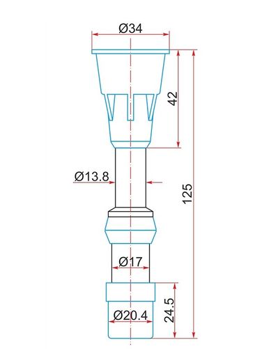 SAT ST-30520-PWA-003-TIP Наконечник катушки зажигания - 1