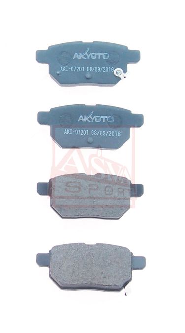 Akyoto AKD-07201 Колодки тормозные дисковые задние - 1