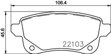 Brembo P 68 064 Колодки тормозные дисковые | зад | - 1