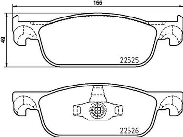 Brembo P 68 065 Колодки тормозные дисковые | перед | - 1