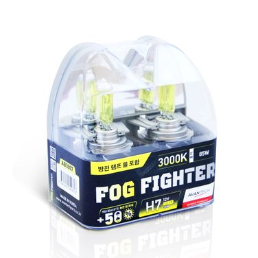 AVANTECH AB3007 Лампа высокотемпературная H7 12V 55W (85w) 3000k, комплект 2 шт. - 2