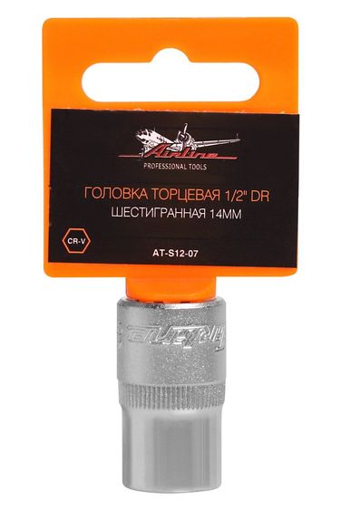 AIRLINE AT-S12-07 Головка торцевая 1/2 DR шестигранная 14мм - 1