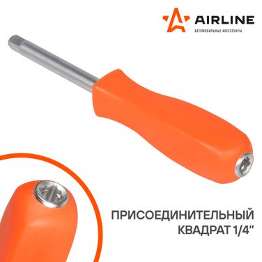 AIRLINE AT-HDR-03 Рукоятка удлинитель 1/4 DR 150мм - 2
