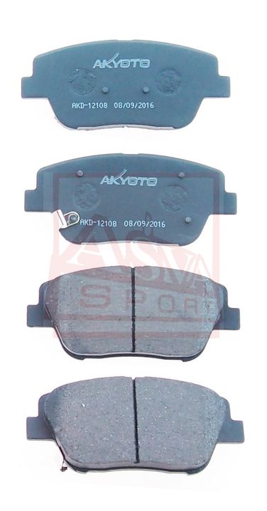 Akyoto AKD-12108 Колодки тормозные дисковые передние - 1