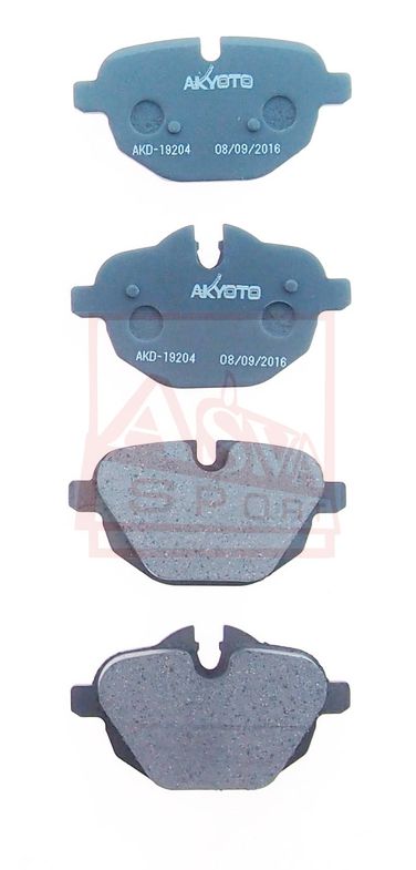 Akyoto AKD-19204 Колодки тормозные дисковые задние - 1