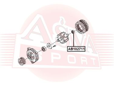 Asva AB102711 Подшипник универсальный - 2