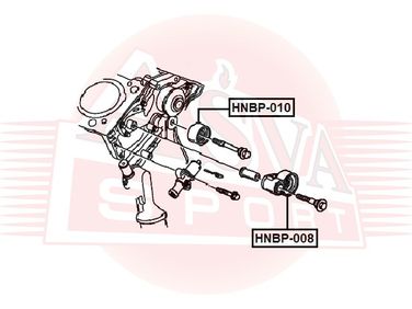 Asva HNBP-010 Ролик натяжной навесного оборудования | перед | - 2