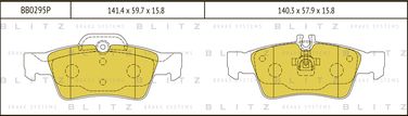 Blitz BB0295P Колодки тормозные дисковые | зад | - 1