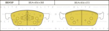 Blitz BB0458P Колодки тормозные дисковые | перед | - 1
