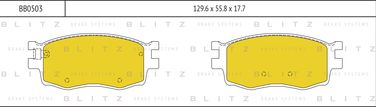 Blitz BB0503 Колодки тормозные дисковые | перед | - 1