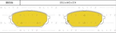 Blitz BB0506 Колодки тормозные дисковые | перед | - 1