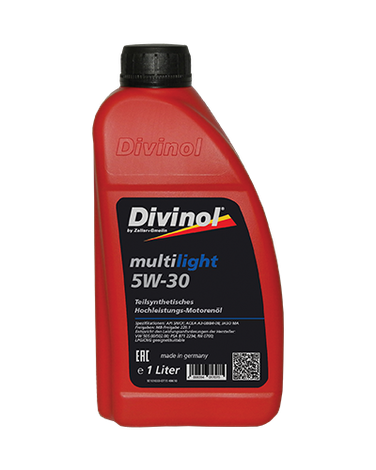 DIVINOL 49150C069 Масло мотор. полусинт. divinol Multilight 5w-30 API SN, ilsac gf-5 - 1 л. /12 - 2