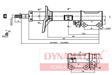 DYNAMATRIX DSA334330 Амортизатор подвески газонаполненный | зад лев | - 1