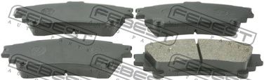 Febest 0101-GGL15R Колодки тормозные | зад прав/лев | - 1
