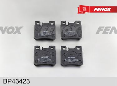 Fenox BP43423 Колодки тормозные дисковые | зад прав/лев | - 2