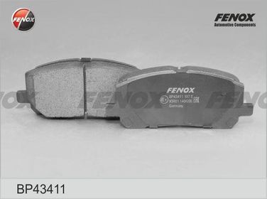 Fenox BP43411 Колодки тормозные дисковые | перед прав/лев | - 1