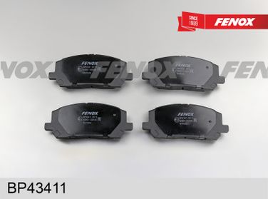 Fenox BP43411 Колодки тормозные дисковые | перед прав/лев | - 2