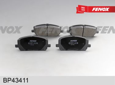 Fenox BP43411 Колодки тормозные дисковые | перед прав/лев | - 3
