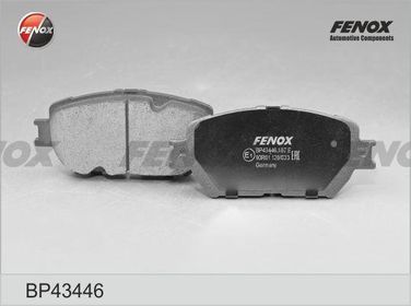 Fenox BP43446 Колодки тормозные дисковые | перед прав/лев | - 1