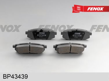 Fenox BP43439 Колодки тормозные дисковые | зад прав/лев | - 3