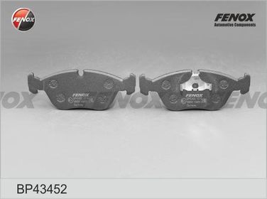 Fenox BP43452 Колодки тормозные дисковые | перед прав/лев | - 1