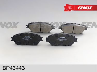 Fenox BP43443 Колодки тормозные дисковые | перед прав/лев | - 3