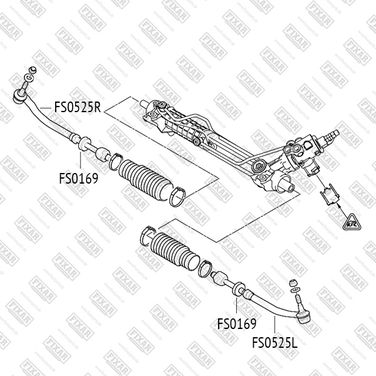 FIXAR FS0525L Наконечник рулевой тяги | Лев | - 2