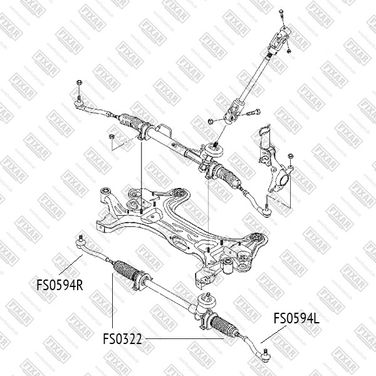 FIXAR FS0594L Наконечник рулевой тяги | Лев | - 2