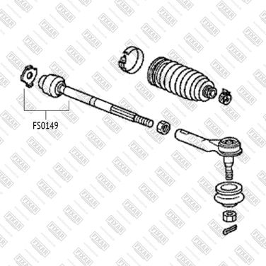 FIXAR FS0149 Тяга рулевая левая/правая | перед | - 2