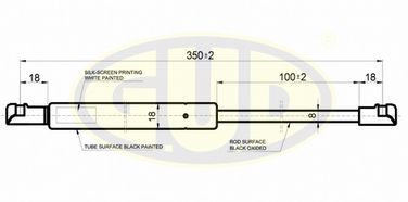 GUD GGS020148 Амортизатор багажника BMW seria 3 (e46) 05/98-02/0 - 1