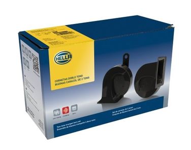 Hella 3FH940800821 Звук. сигнал 24V tc16 (72w, 410/510 Hz, 112dB) рожок черный - 6